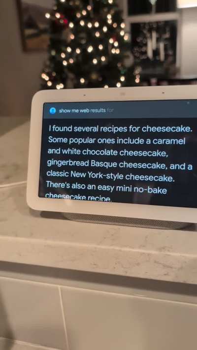 Nest Hub won't show web results after update to Gemini