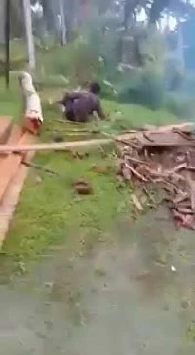 What a close call...