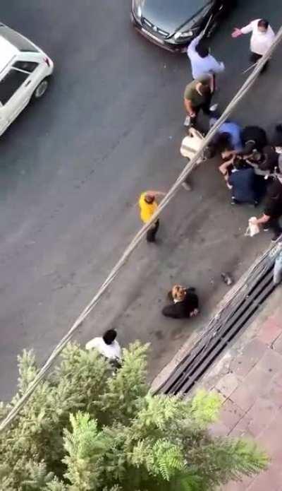 Basiji cunts arresting a man and woman