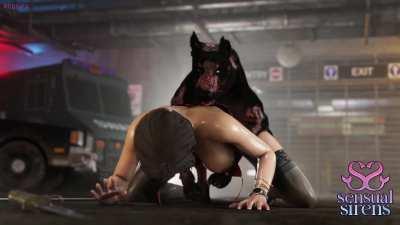 Ada Wong vs the Cerberus (Sound) (SensualSirens) [Resident Evil] 