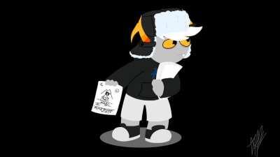Pequeña animacion loop que hice de matias como troll de homestuck, iba a postearlo a la par con un video mostrando el proceso mientras hablo del lore del putisimo comic pero me estoy tardando en editarlo
