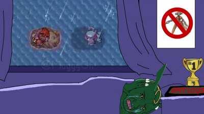 Rayquaza just wants to be alone on sky Pillar for God's Sake... (OC)