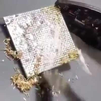 Make sure to clean off the protective pins before installing your CPU