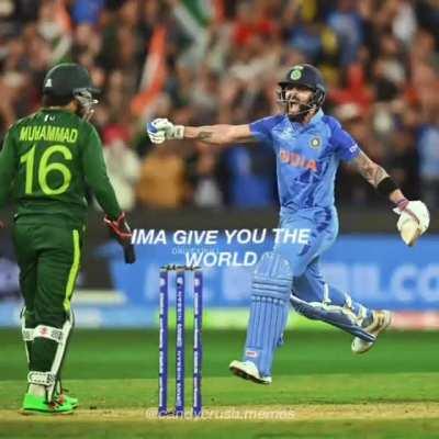 Virat Kohli plays for my country. It's an honour, arrogance, privilege and flex 🇮🇳❤