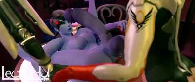 Futa Mercy & Widowmaker (LewdHyl) [Overwatch]