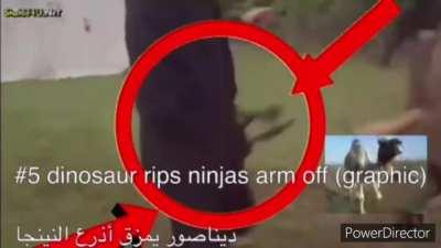 HALAL TOP 🔟 العشرة الأوائل الحلال DINOSAUR caught on tape 😱اشتعلت ديناصور على شريط 🇸🇦🕋😎