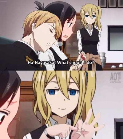 Hayasaka knows what's up