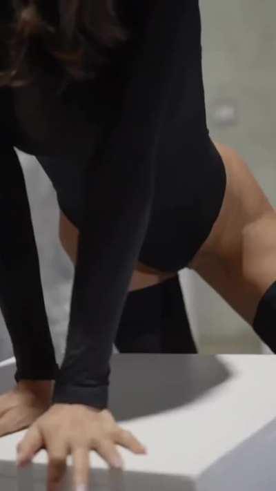 Her legs are so long and amazing.