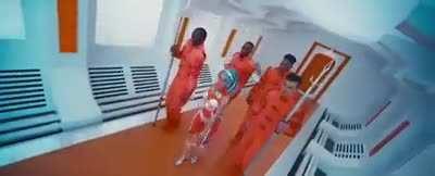 Renasty Glock strutting down the lane with her minimum wage minions.