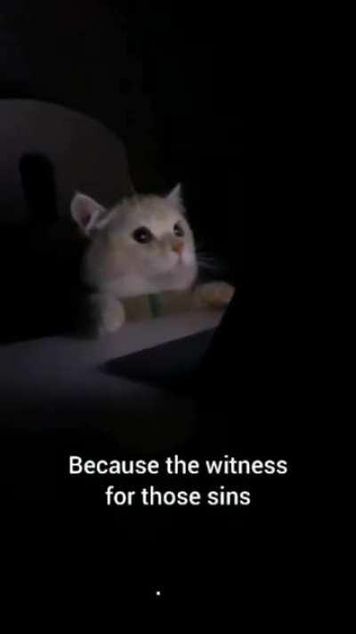 Fear the sins you commit in private as the witness is Allah.