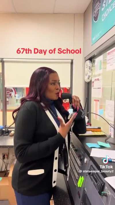 When the Principal's got jokes.