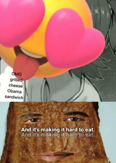 I love grilled cheese sandwich