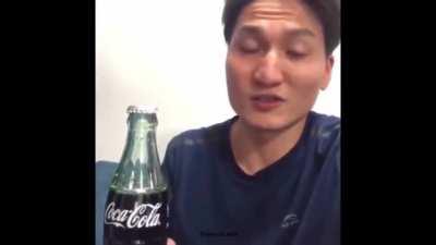 the one man who can choke a coke