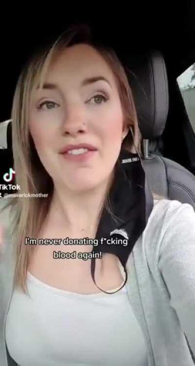 They said donate blood, not your own blood.