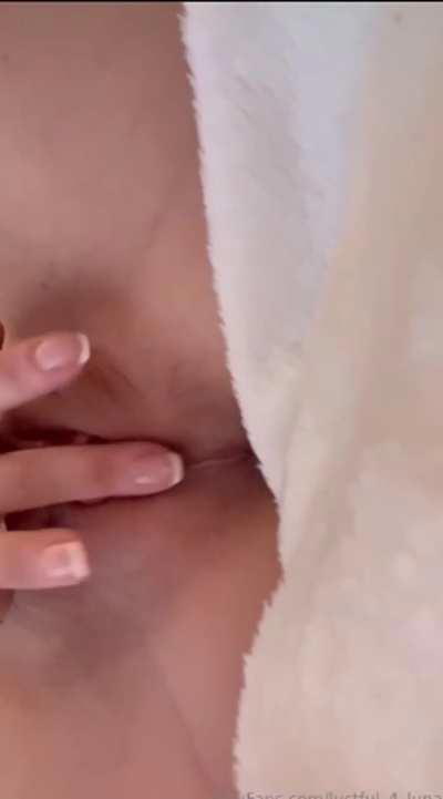 If you woke up to my pussy in front of you what would be the first thing you'd put in it