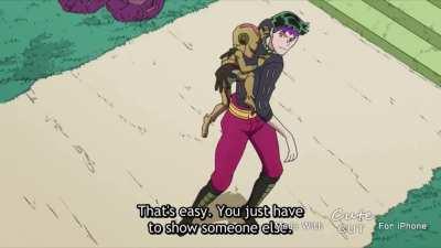 {Rohan Vibing🥰} #jojosbizarreadventure #diamondisunbreakable #rohankishibe