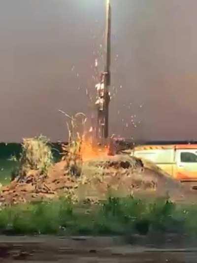 Powerline trouble, South Brazil 23rd October 2021