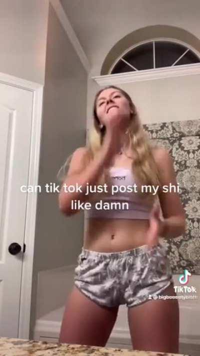 She's being her old self again.