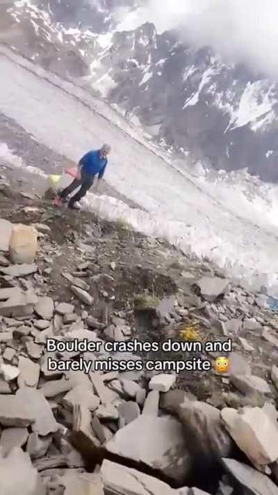 Absolute destruction on that boulders mind 