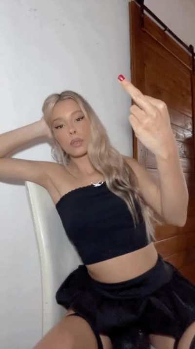 a real man doesn't have a dick like you!