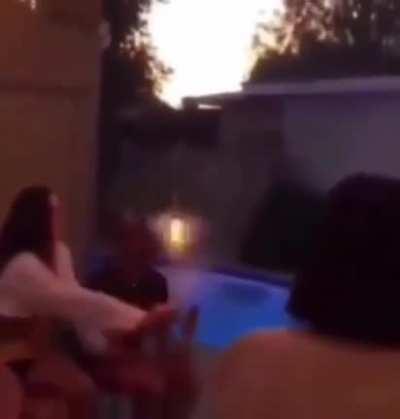 Fireworks to the face