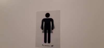 Thought you might like this bathroom sign in an amsterdam film studio.