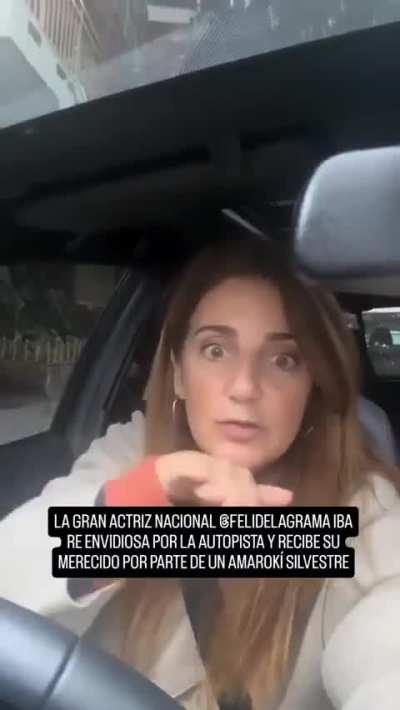 Amarokí silvestre le da su merecido a esta actriz nacional que en un ataque de envidia ocupó el carril para Amarok.