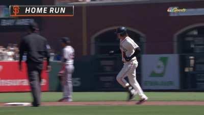 [Highlight] Wilmer Flores ties it in the 3rd with a homer to dead-center