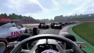 Got away with quite a lucky start at Barcelona