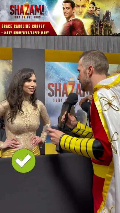 Interviewer Makes Grace Blush 