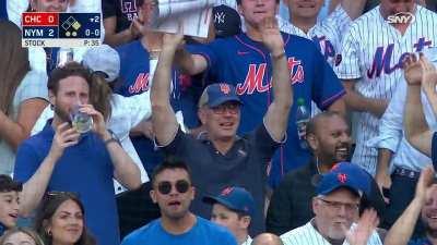 [Highlight] CHC@NYM: Jacob deGrom continues to rake offensively with an RBI single to make it 2-0 Mets