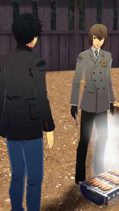 How can a sausage be upside down?!