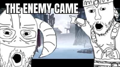 The enemy came (volume up)