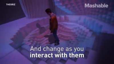 This mixed reality room in Villeurbanne, France keeps messing with my brain.