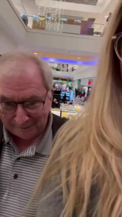 She likes to pickup old guys at the mall to fuck