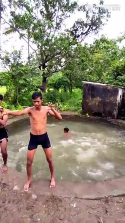 A bunch of Heroes and a guy with a tire