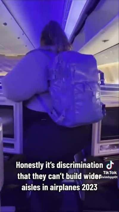 Gorlock The Destroyer’s sister complains about fatphobic airlines.