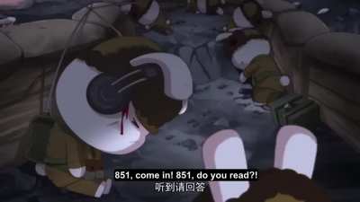 Chinese Rabbits fighting American Eagles in the Korean War (