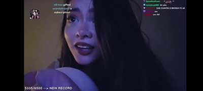 Congratulations on getting a level 33 hype train in one stream and achieving over 6k subs, much deserved! Based off stats on twitch tracker you would be 9th place for most current active subbed female streamer on twitch, just let the website track your su