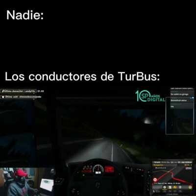 El chofer del bus