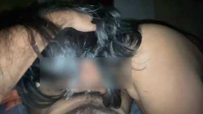 Would you like to replace her mouth with yours? Listen to the way she chokes on me