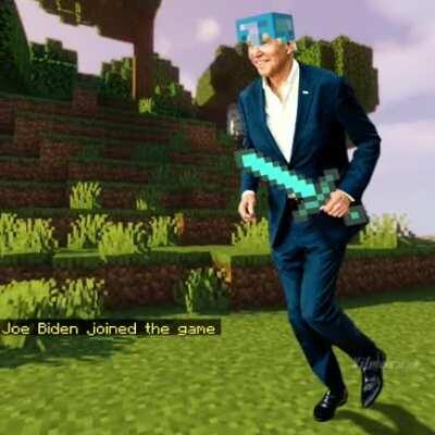 Trump in Minecraft 😆