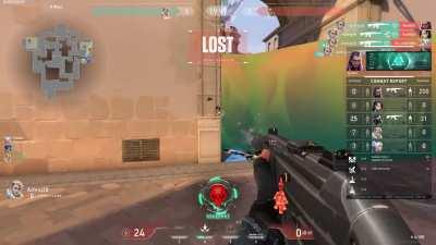 I lost the round but got a clip.... seems a fair trade to me