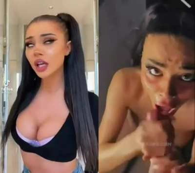 From tiktok to sucking a cock