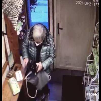 This woman did this multiple times at a local farmers store.