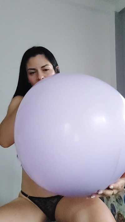 Cute moment blowing up my loon 