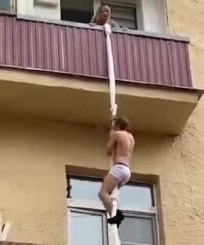 Escape door in Russia