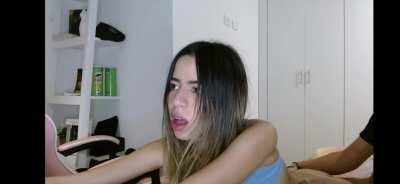 Twitch streamer caught doing her BF live on stream