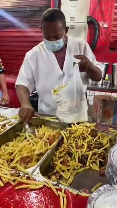 Some fries for me and my homies