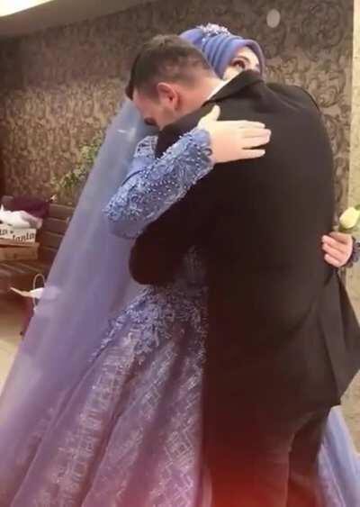 Overwhelmed by her beauty